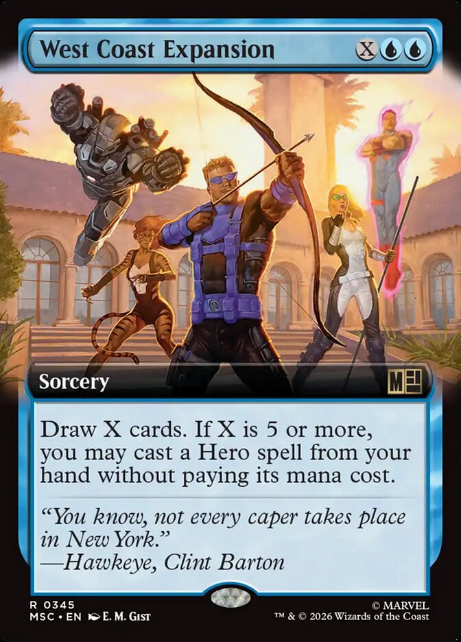 West Coast Expansion — Marvel Super Heroes Commander (MSC) #345
