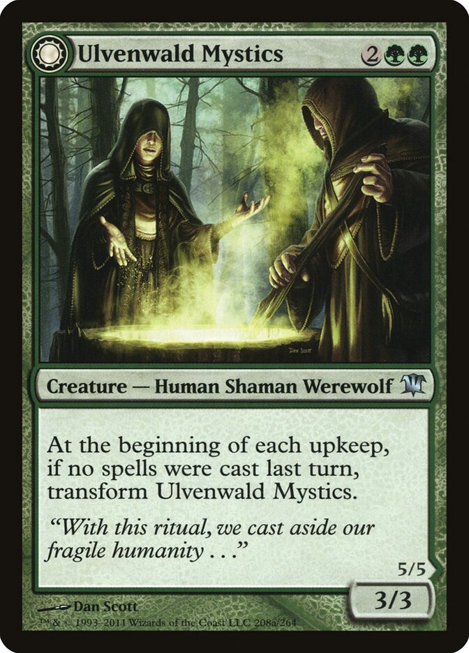 Ulvenwald Mystics // Ulvenwald Primordials — Innistrad (ISD) #208