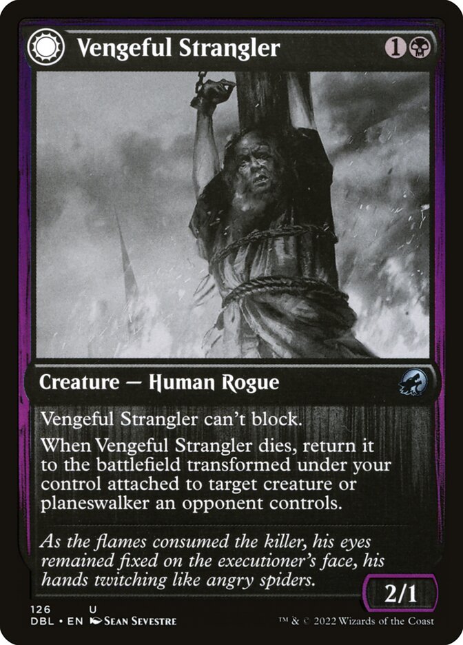 Vengeful Strangler // Strangling Grasp — Innistrad: Double Feature (DBL) #126