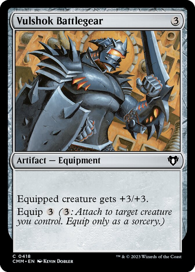 Vulshok Battlegear — Commander Masters (CMM) #418