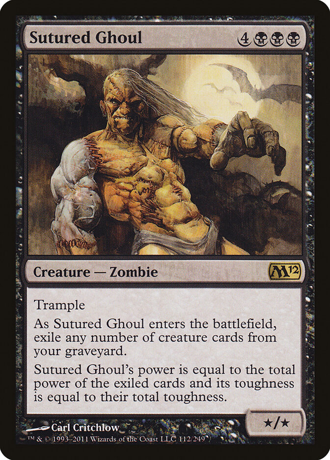 Sutured Ghoul — Magic 2012 (M12) #112