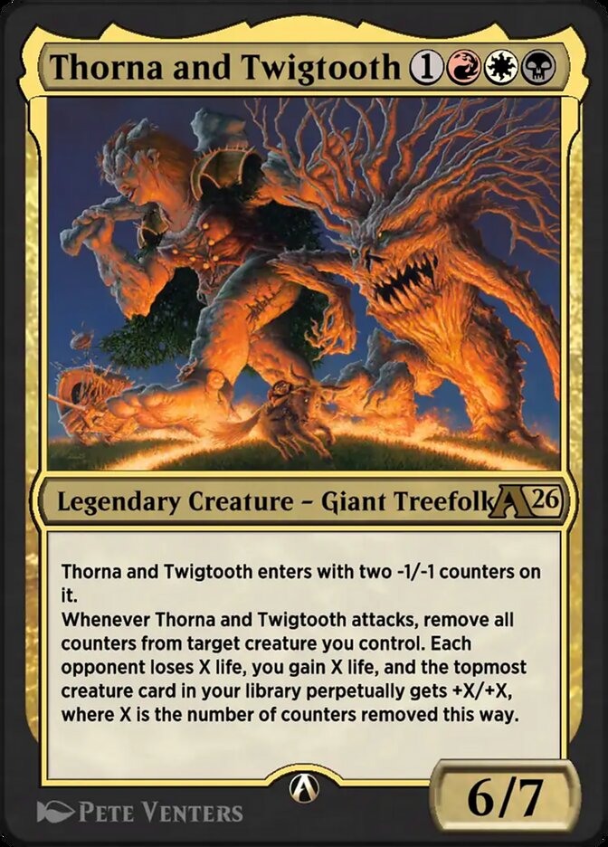 Thorna and Twigtooth — Alchemy: Lorwyn Eclipsed (YECL) #27
