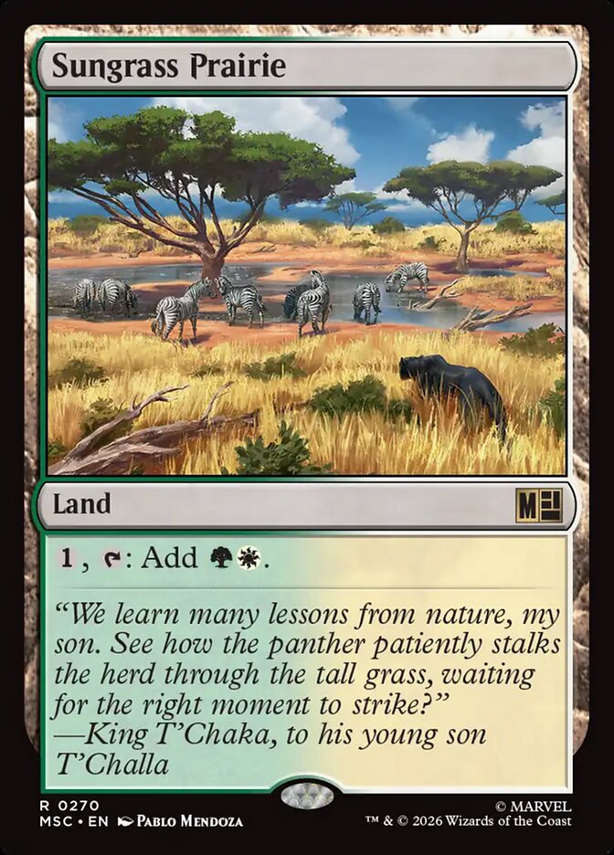 Sungrass Prairie — Marvel Super Heroes Commander (MSC) #270