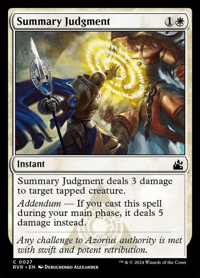 Summary Judgment — Ravnica Remastered (RVR) #27