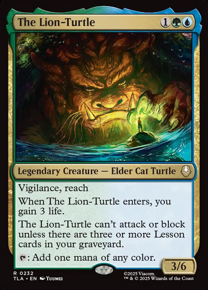 The Lion-Turtle — Avatar: The Last Airbender (TLA) #232