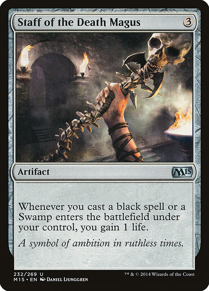 Staff of the Death Magus — Magic 2015 (M15) #232