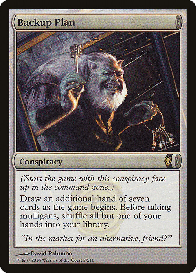 Backup Plan — Conspiracy (CNS) #2