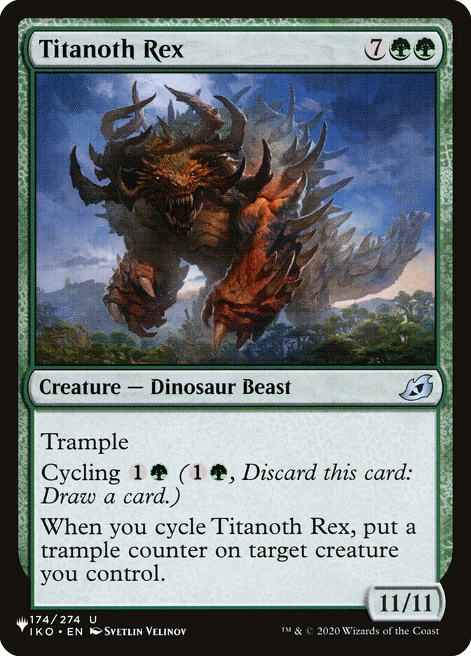 Titanoth Rex — The List (PLST) #IKO-174