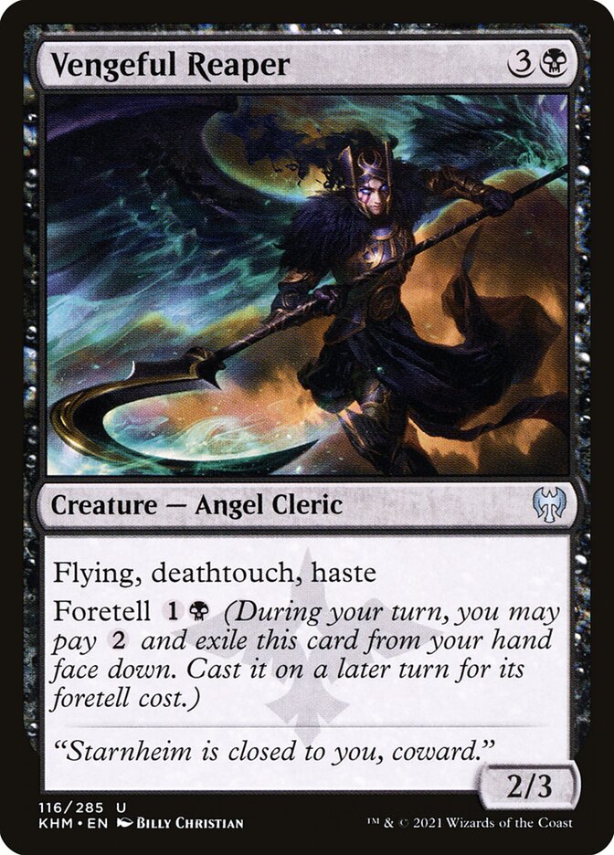 Vengeful Reaper — Kaldheim (KHM) #116