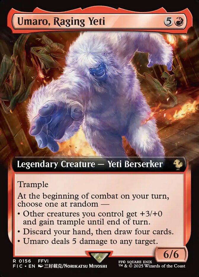 Umaro, Raging Yeti — Final Fantasy Commander (FIC) #156