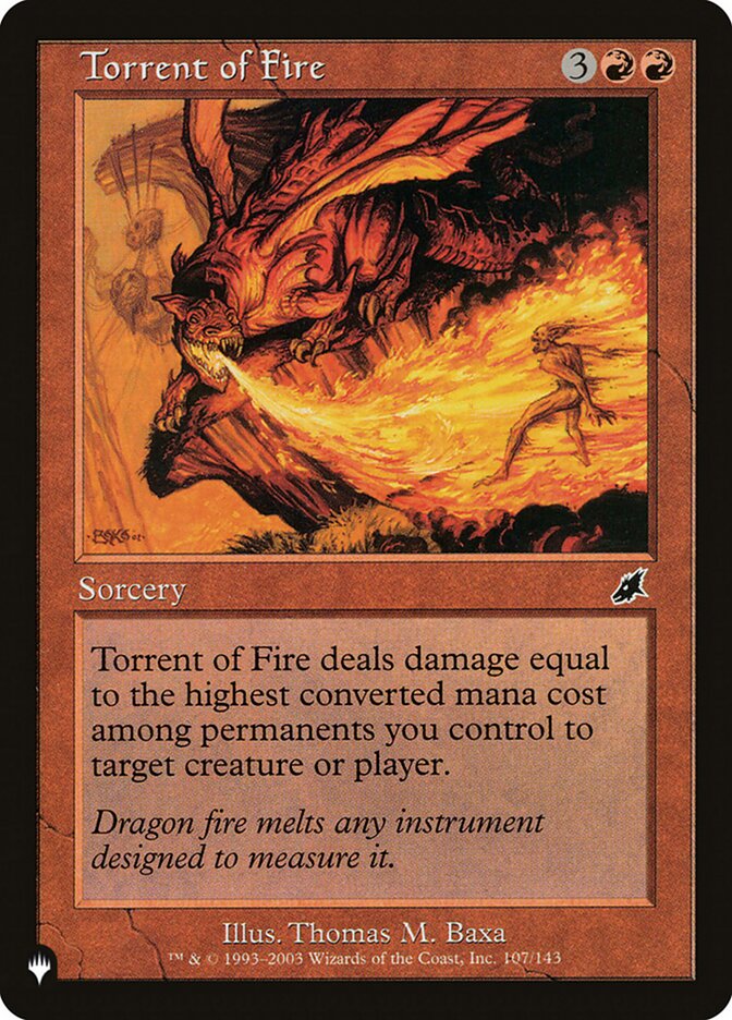 Torrent of Fire — The List (PLST) #SCG-107