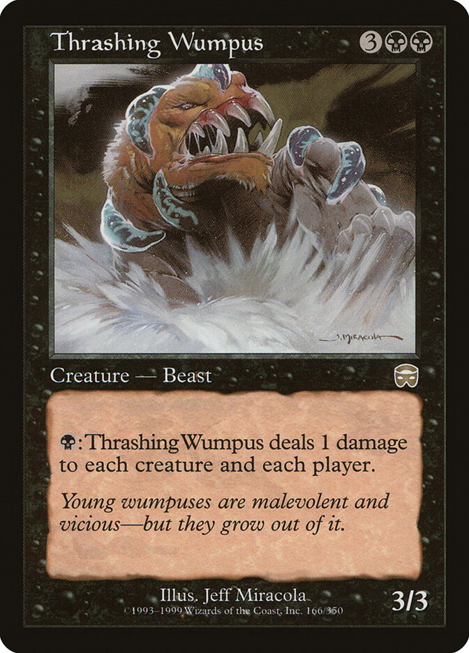 Thrashing Wumpus — Mercadian Masques (MMQ) #166