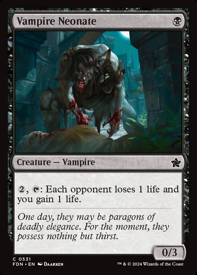 Vampire Neonate — Foundations (FDN) #531