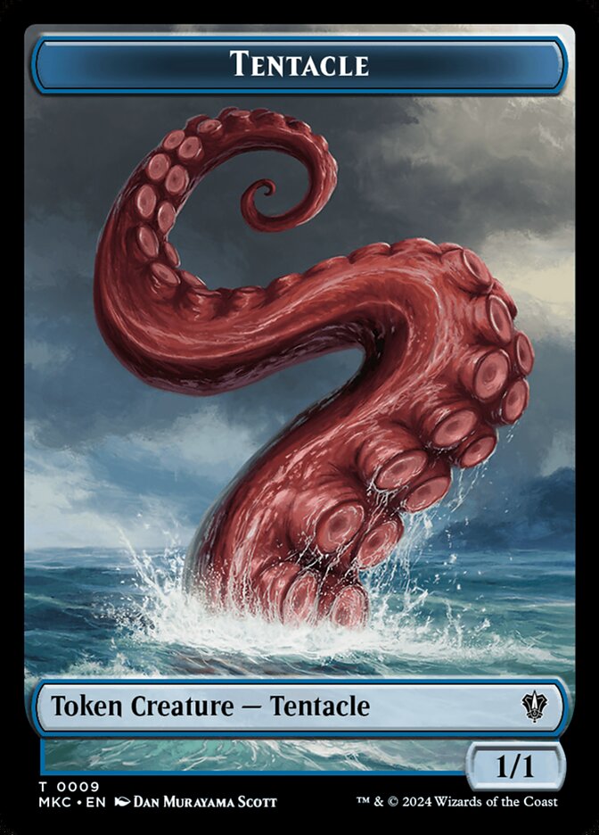 Tentacle — Murders at Karlov Manor Commander Tokens (TMKC) #9