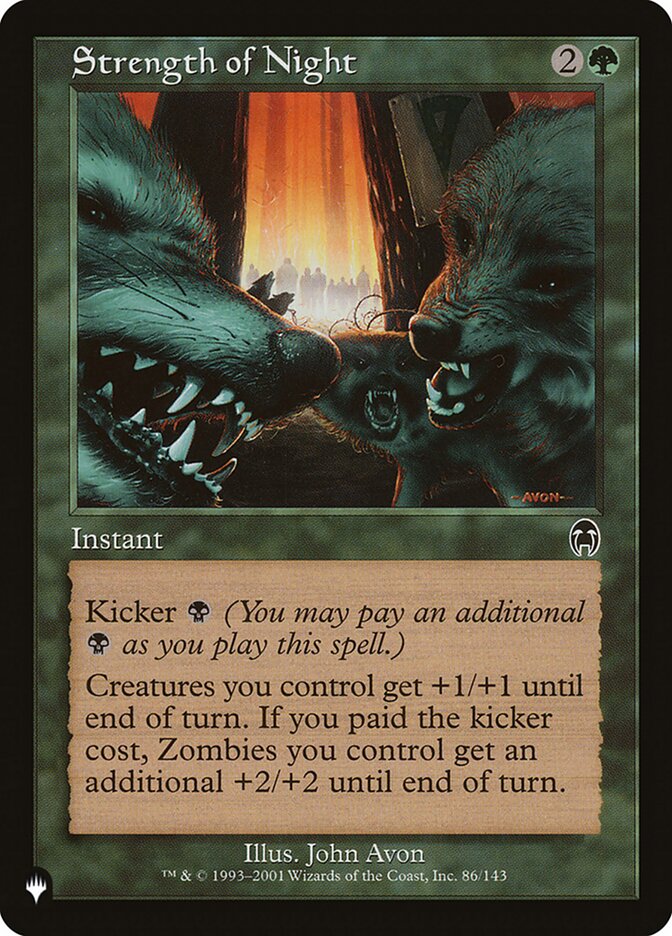 Strength of Night — The List (PLST) #APC-86