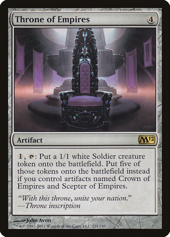 Throne of Empires — Magic 2012 (M12) #221