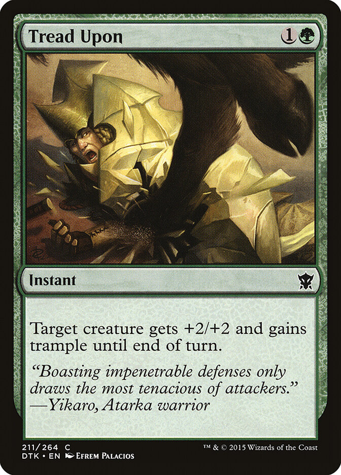 Tread Upon — Dragons of Tarkir (DTK) #211