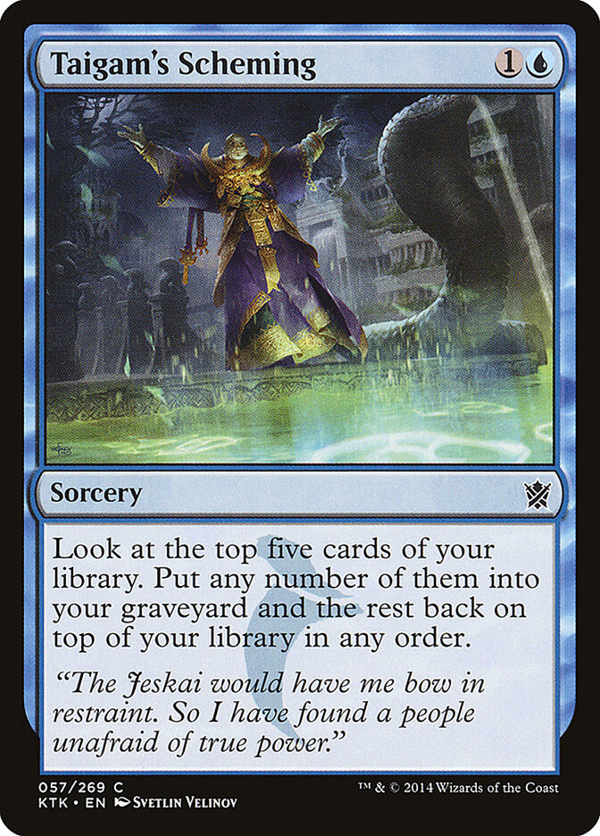 Taigam's Scheming — Khans of Tarkir (KTK) #57