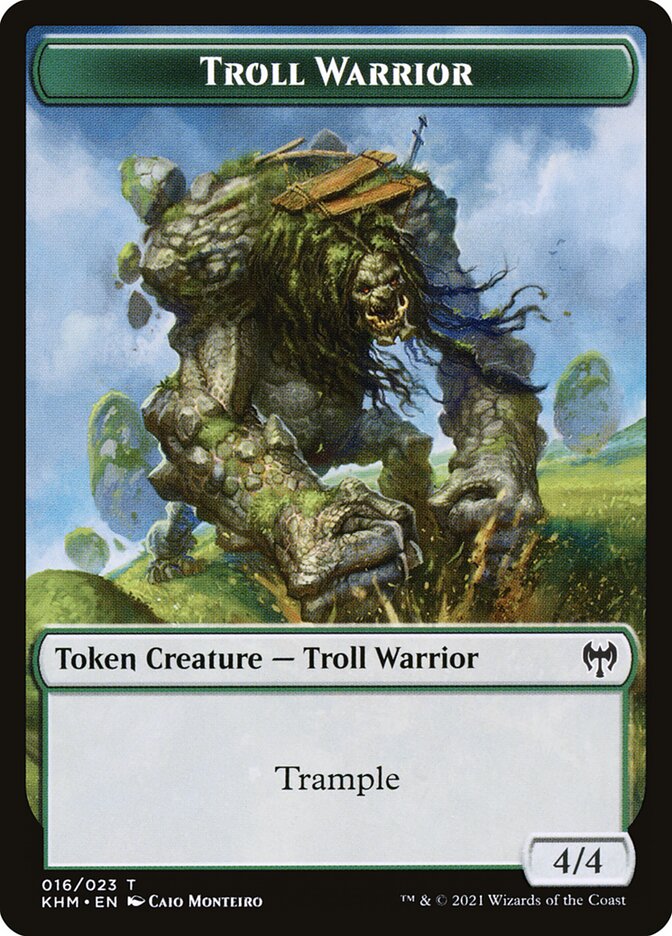 Troll Warrior — Kaldheim Tokens (TKHM) #16