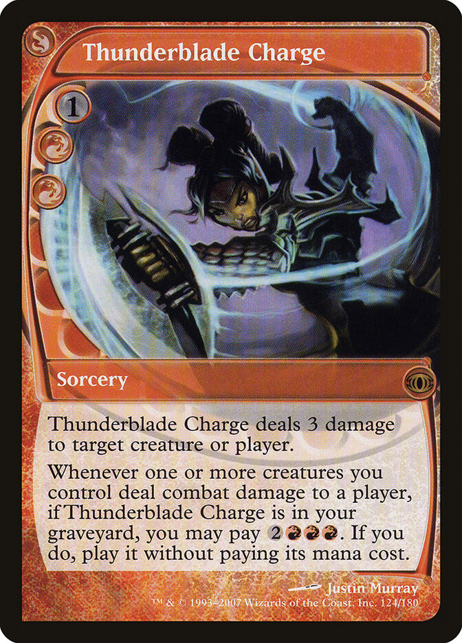 Thunderblade Charge — Future Sight (FUT) #124