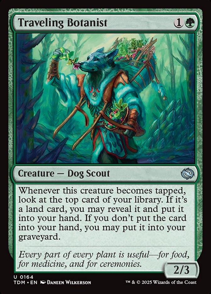 Traveling Botanist — Tarkir: Dragonstorm (TDM) #164