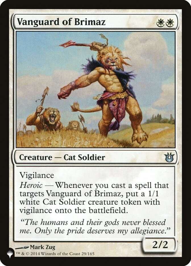 Vanguard of Brimaz — The List (PLST) #BNG-29