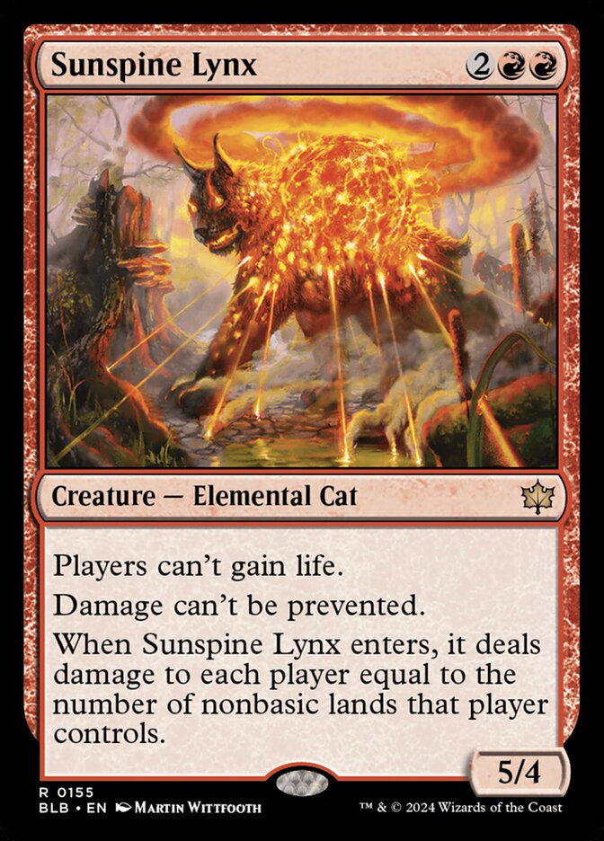 Sunspine Lynx — Bloomburrow (BLB) #155