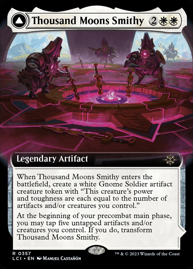 Thousand Moons Smithy // Barracks of the Thousand — The Lost Caverns of Ixalan (LCI) #357