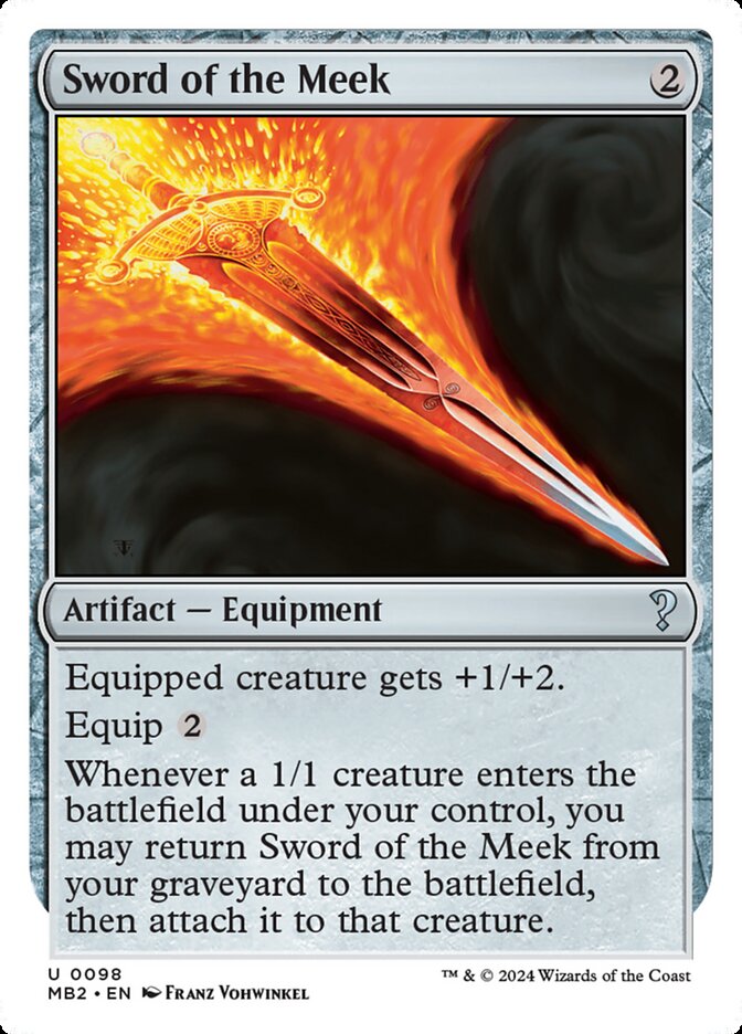 Sword of the Meek — Mystery Booster 2 (MB2) #98