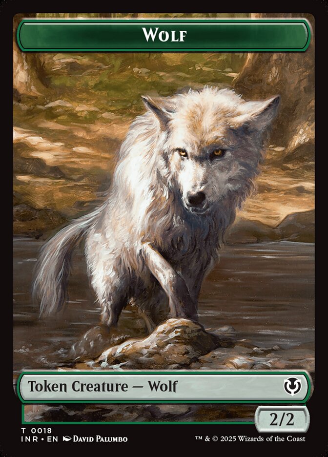 Wolf — Innistrad Remastered Tokens (TINR) #18