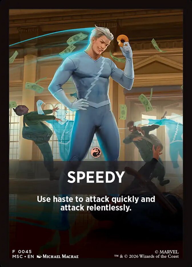 Speedy — Marvel Super Heroes Jumpstart Front Cards (FMSC) #45
