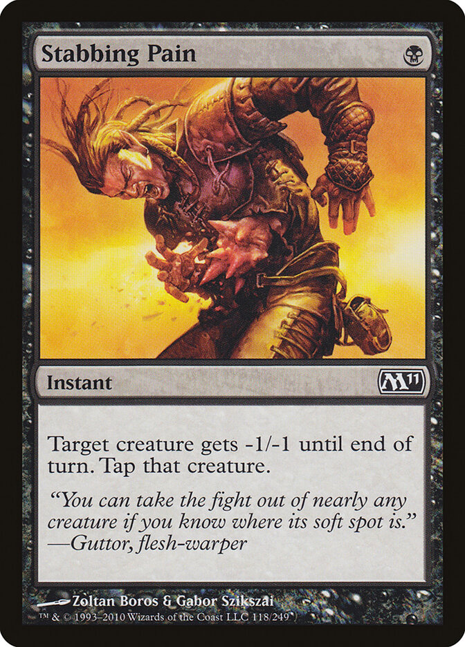 Stabbing Pain — Magic 2011 (M11) #118