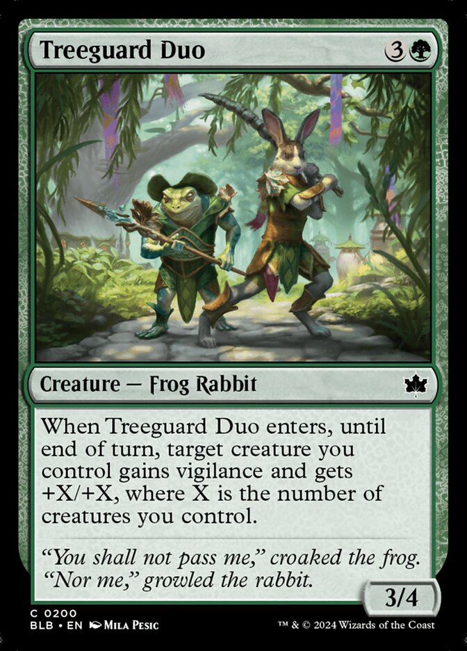 Treeguard Duo — Bloomburrow (BLB) #200