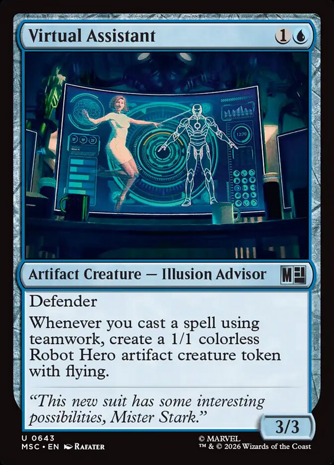 Virtual Assistant — Marvel Super Heroes Commander (MSC) #643