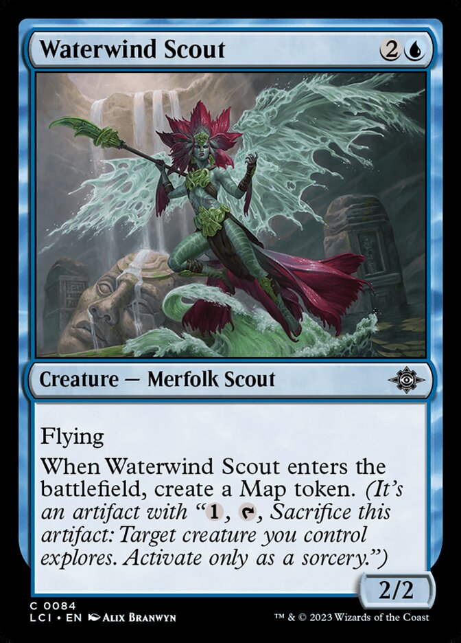 Waterwind Scout — The Lost Caverns of Ixalan (LCI) #84