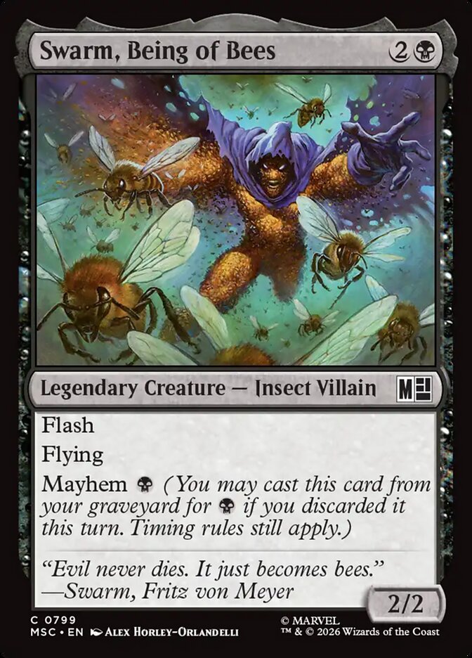 Swarm, Being of Bees — Marvel Super Heroes Commander (MSC) #799