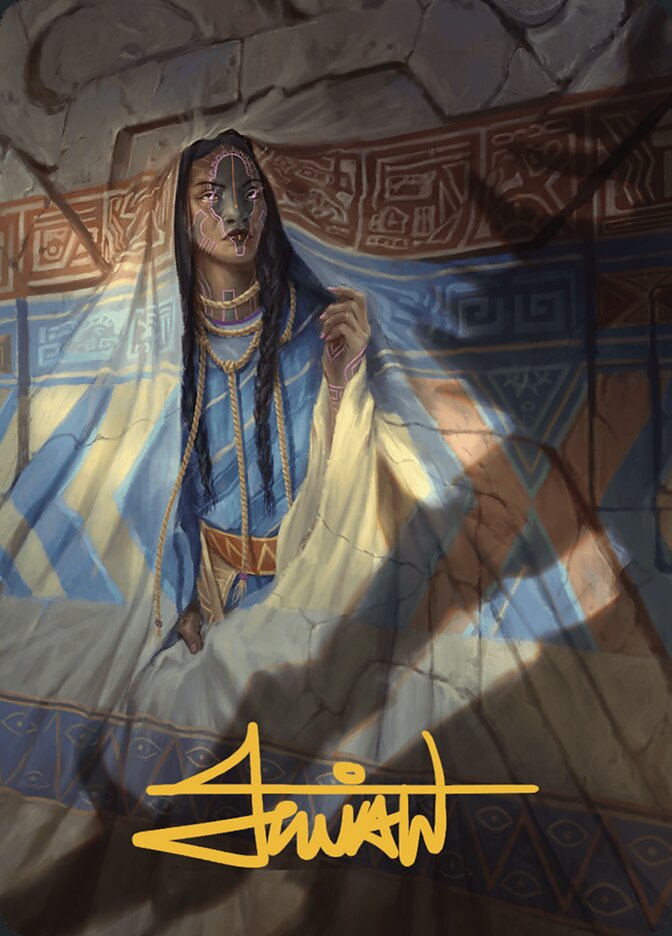 Whispersilk Cloak // Whispersilk Cloak — The Lost Caverns of Ixalan Art Series (ALCI) #80