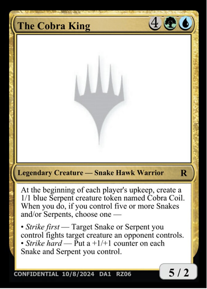 The Cobra King — Unknown Event (UNK) #RZ06