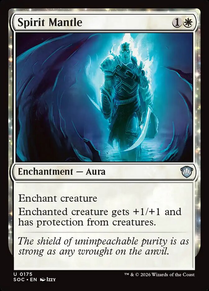Spirit Mantle — Secrets of Strixhaven Commander (SOC) #175