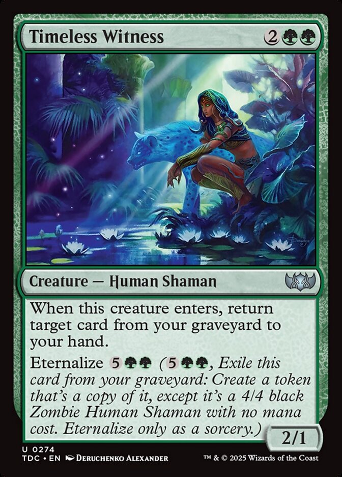 Timeless Witness — Tarkir: Dragonstorm Commander (TDC) #274