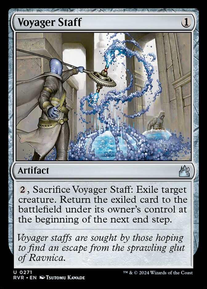 Voyager Staff — Ravnica Remastered (RVR) #271