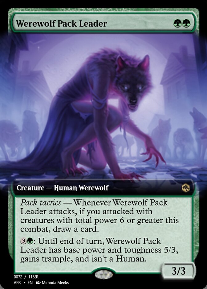 Werewolf Pack Leader — Magic Online Promos (PRM) #92760