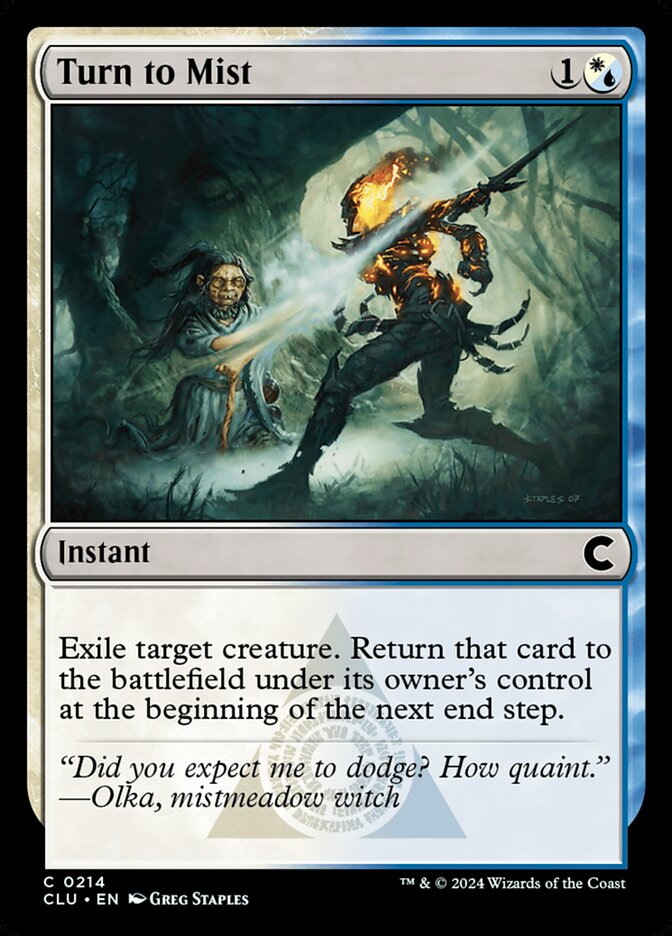 Turn to Mist — Ravnica: Clue Edition (CLU) #214