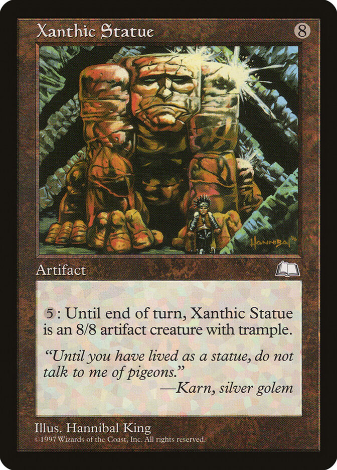 Xanthic Statue — Weatherlight (WTH) #163