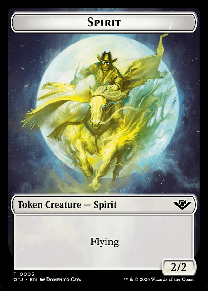 Spirit — Outlaws of Thunder Junction Tokens (TOTJ) #5