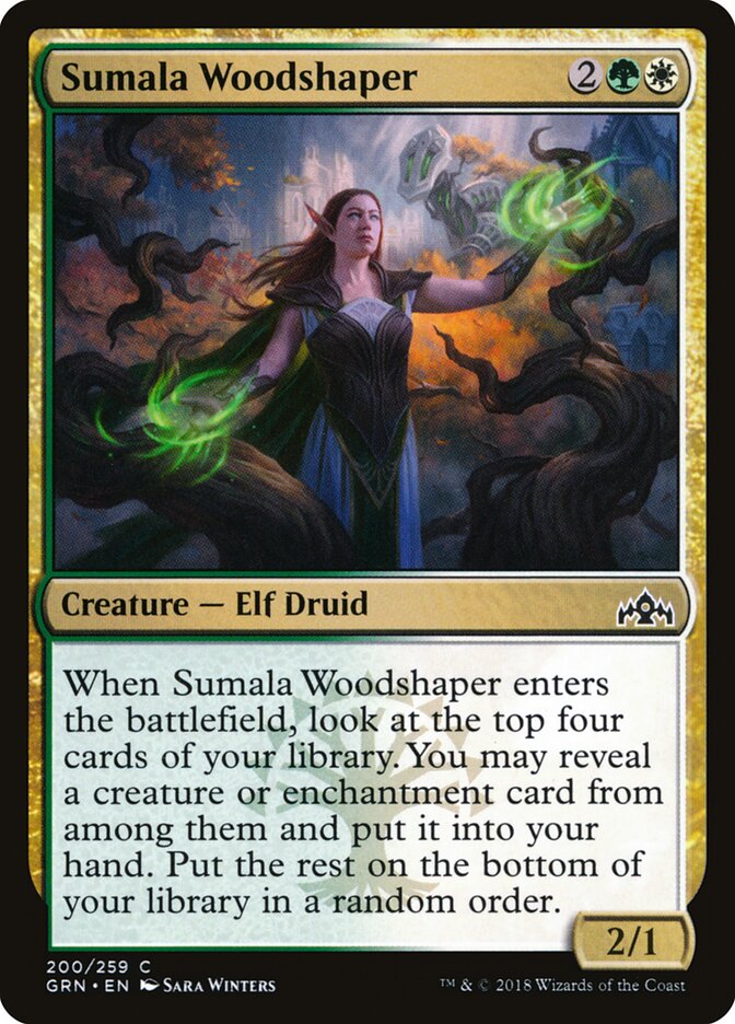 Sumala Woodshaper — Guilds of Ravnica (GRN) #200