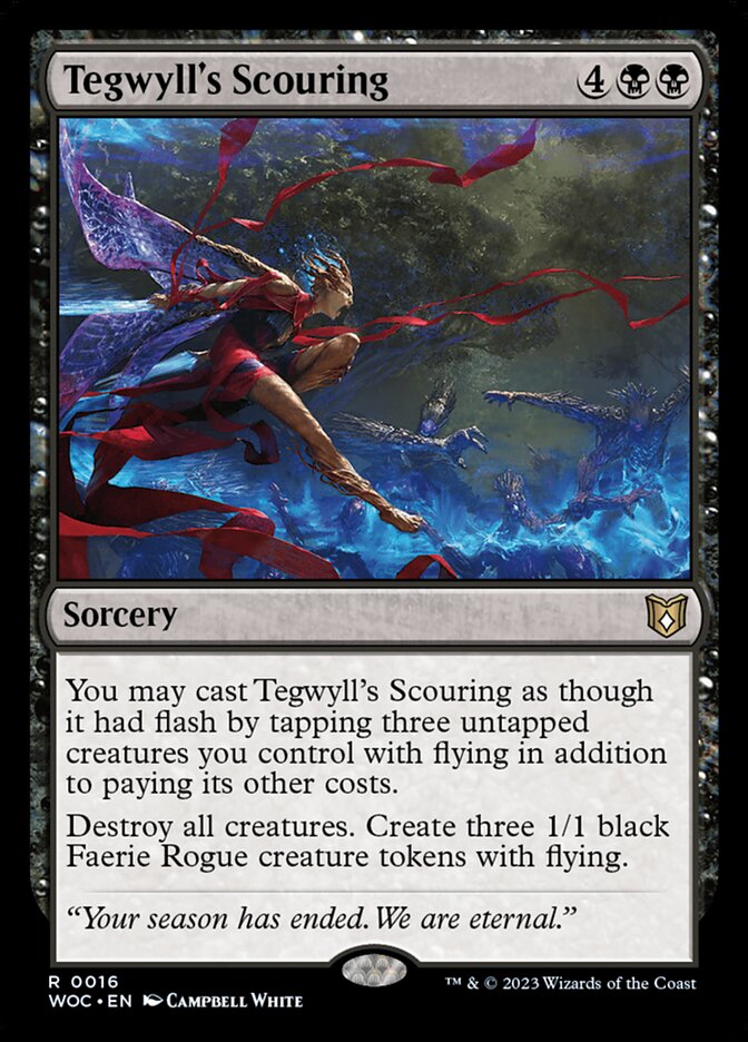 Tegwyll's Scouring — Wilds of Eldraine Commander (WOC) #16
