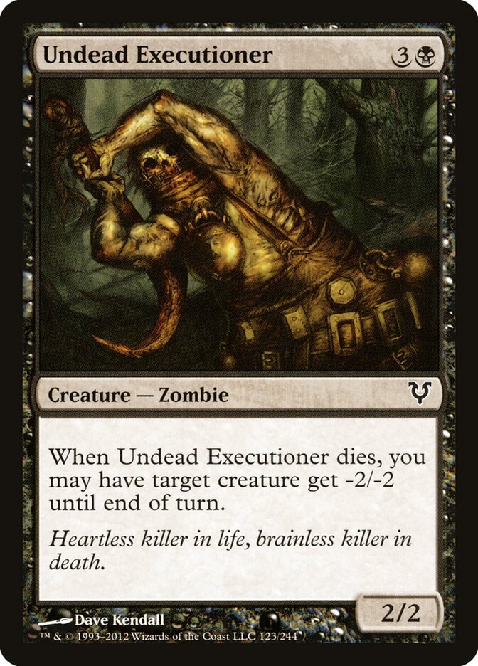 Undead Executioner — Avacyn Restored (AVR) #123