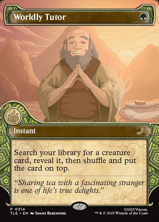 Worldly Tutor — Avatar: The Last Airbender Eternal (TLE) #314