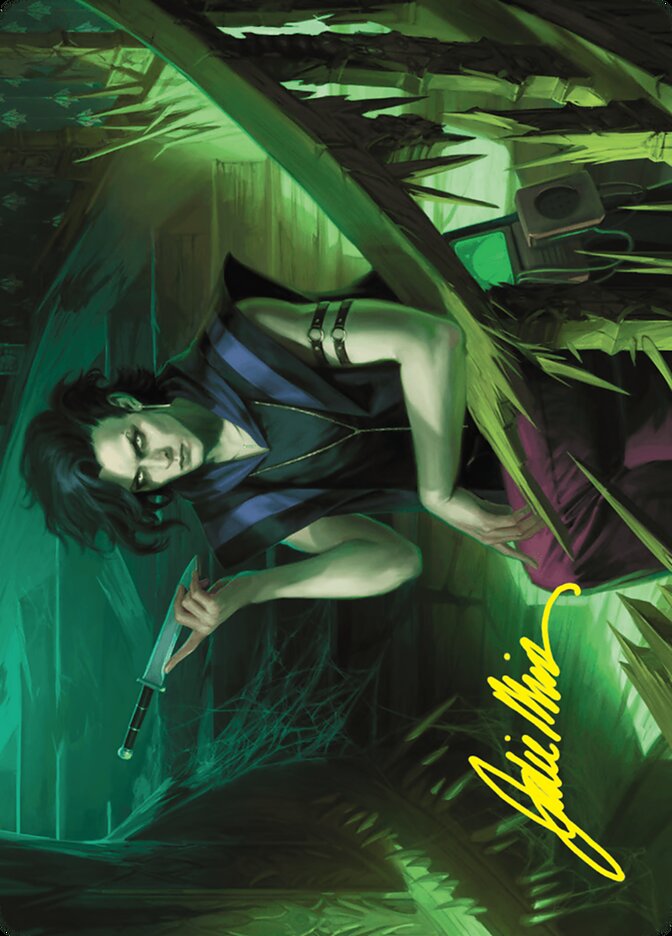 Winter, Misanthropic Guide // Winter, Misanthropic Guide — Duskmourn: House of Horror Art Series (ADSK) #24